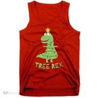 Tree Rex Christmas Tank Top thumb 0