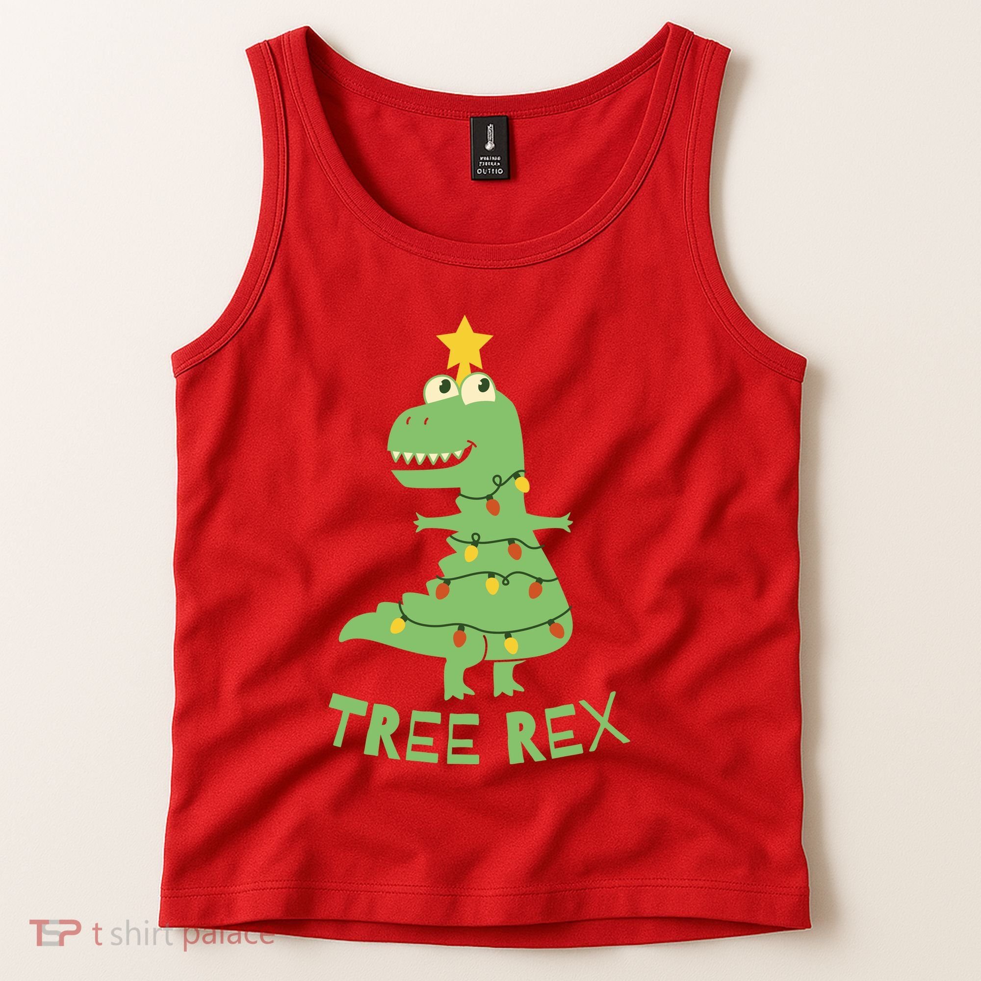 Tree Rex Christmas Tank Top
