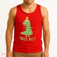 Tree Rex Christmas Tank Top thumb 3