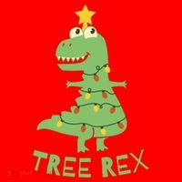 Tree Rex Christmas Tank Top thumb 6
