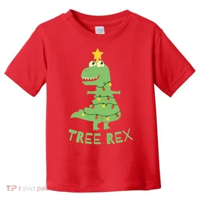 Tree Rex Christmas Toddler T-Shirt