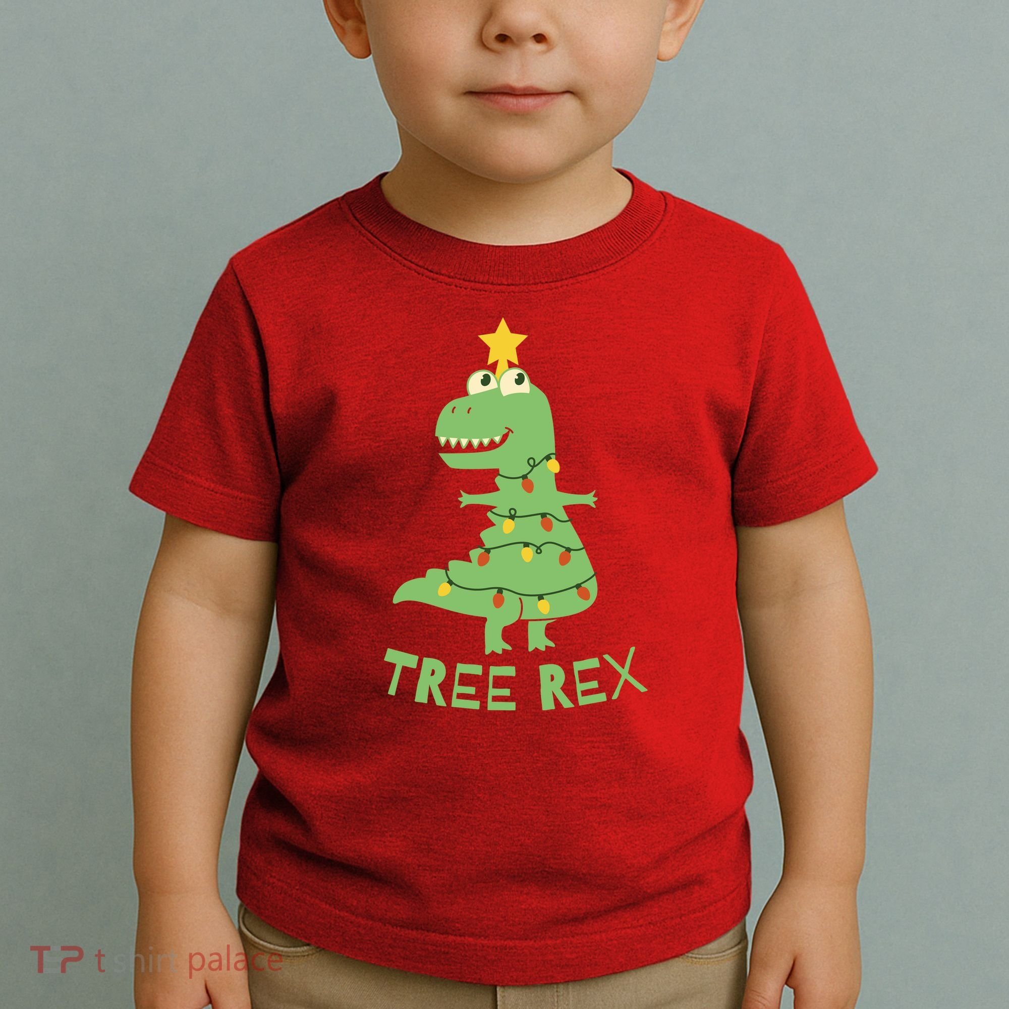 Tree Rex Christmas Toddler T-Shirt