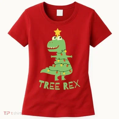 Tree Rex Christmas Women's T-Shirt