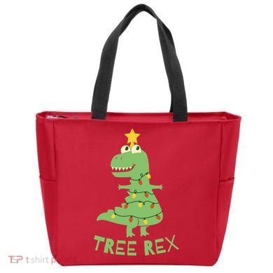 Tree Rex Christmas Tote Bag