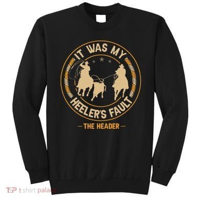 Team Roping Cowboy Rodeo Design For A Team Roper Boy Sweatshirt
