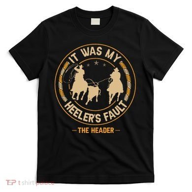 Team Roping Cowboy Rodeo Design For A Team Roper Boy T-Shirt