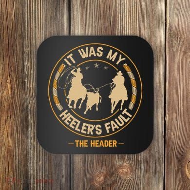 Team Roping Cowboy Rodeo Design For A Team Roper Boy Coaster