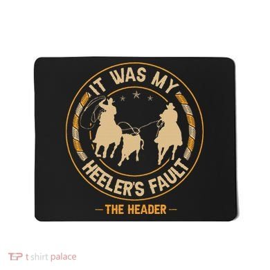 Team Roping Cowboy Rodeo Design For A Team Roper Boy Mousepad