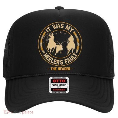 Team Roping Cowboy Rodeo Design For A Team Roper Boy Hat