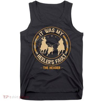 Team Roping Cowboy Rodeo Design For A Team Roper Boy Tank Top