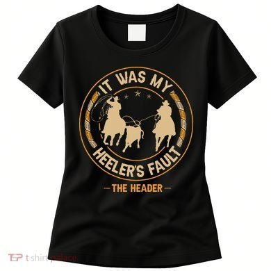Team Roping Cowboy Rodeo Design For A Team Roper Boy Women's T-Shirt