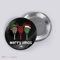 Tennis Racket Christmas Hat Reindeer Anlter Game Sport Sweatshirt Button thumb 0