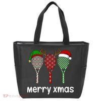 Tennis Racket Christmas Hat Reindeer Anlter Game Sport Sweatshirt Tote Bag thumb 0