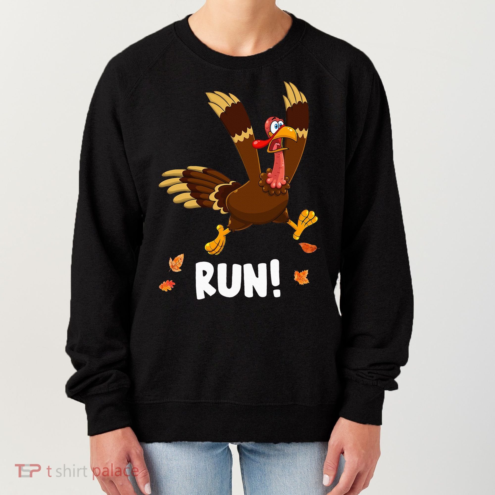 Turkey Run Costume Thanksgiving Running Turkey Trot Women's Sweatshirt