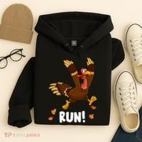 Turkey Run Costume Thanksgiving Running Turkey Trot Hoodie thumb 4