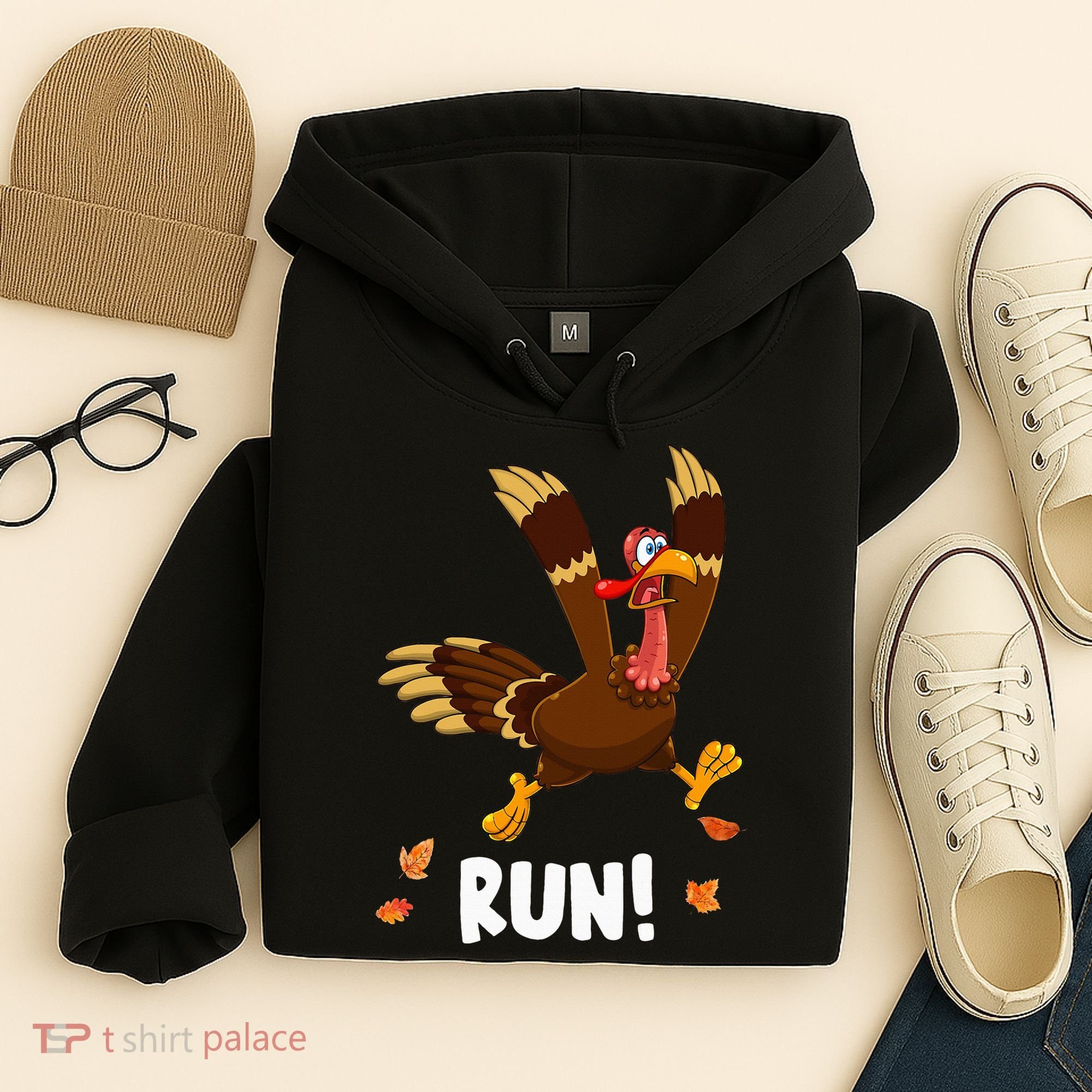 Turkey Run Costume Thanksgiving Running Turkey Trot Hoodie