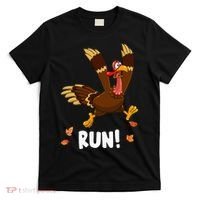 Turkey Run Costume Thanksgiving Running Turkey Trot T-Shirt thumb 0