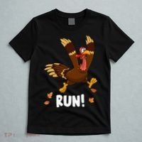 Turkey Run Costume Thanksgiving Running Turkey Trot T-Shirt thumb 5
