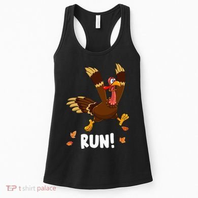 Turkey Run Costume Thanksgiving Running Turkey Trot Women's Tank Top