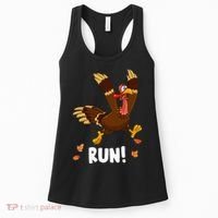 Turkey Run Costume Thanksgiving Running Turkey Trot Women's Tank Top thumb 0