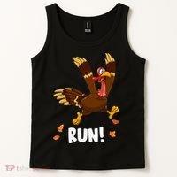 Turkey Run Costume Thanksgiving Running Turkey Trot Tank Top thumb 2