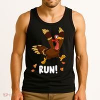 Turkey Run Costume Thanksgiving Running Turkey Trot Tank Top thumb 3
