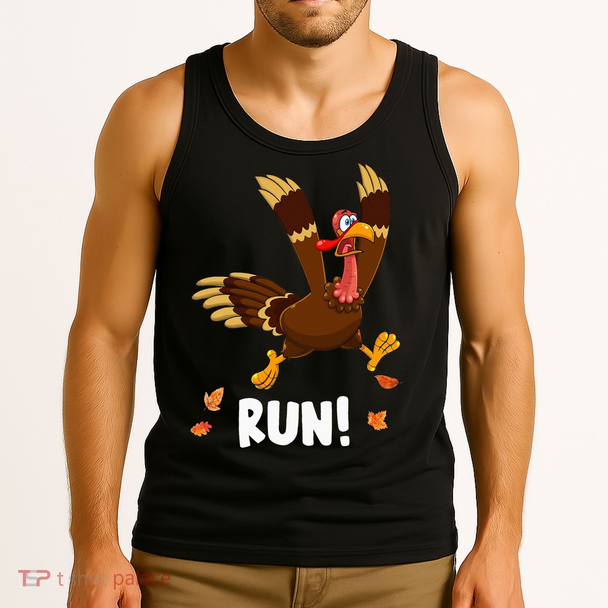 Turkey Run Costume Thanksgiving Running Turkey Trot Tank Top