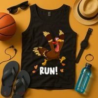 Turkey Run Costume Thanksgiving Running Turkey Trot Tank Top thumb 4