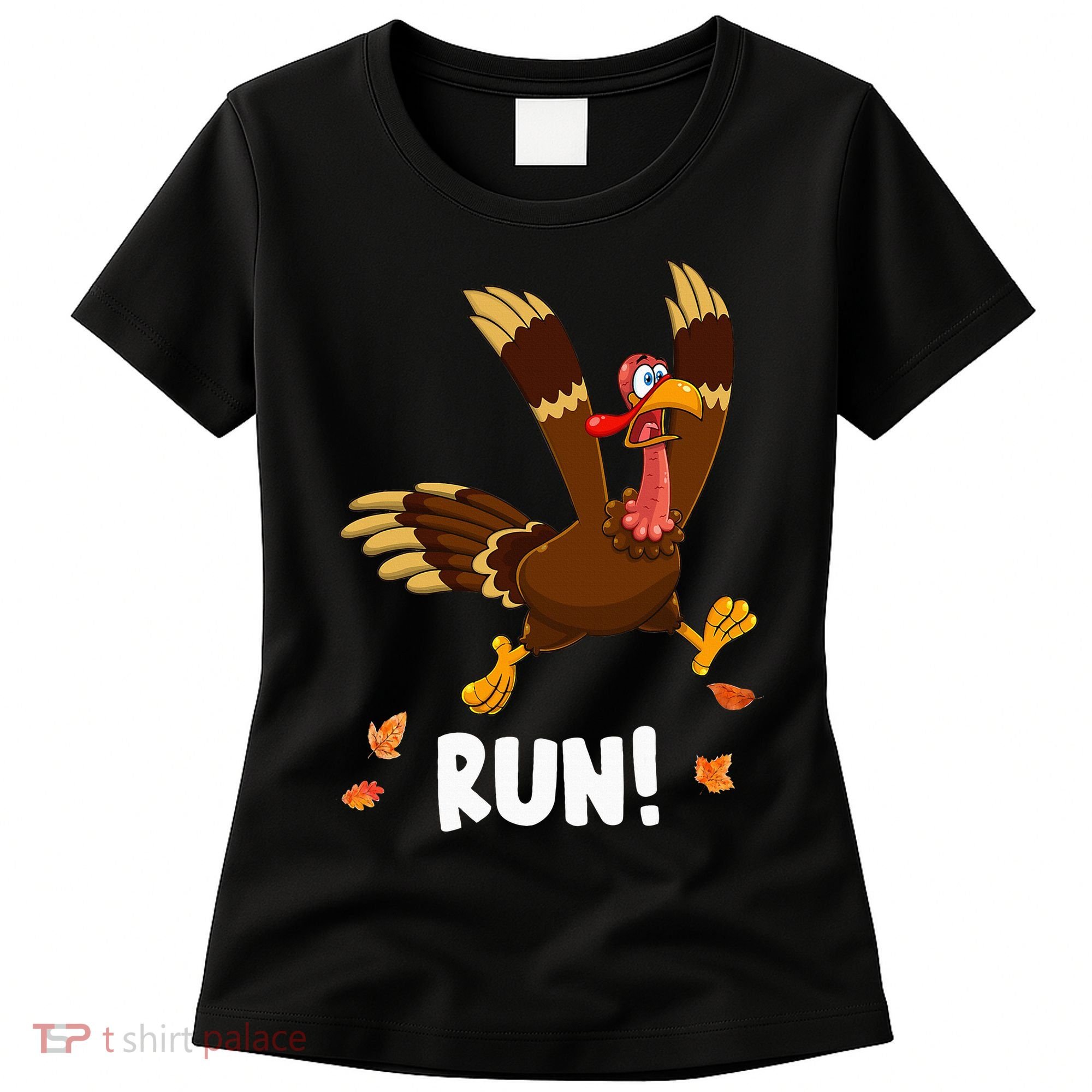 Turkey Run Costume Thanksgiving Running Turkey Trot Women's T-Shirt