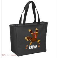 Turkey Run Costume Thanksgiving Running Turkey Trot Tote Bag thumb 2