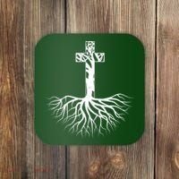 Tree Root Christian Cross Coaster thumb 0