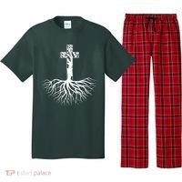 Tree Root Christian Cross Pajama Set thumb 0