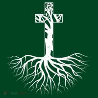 Tree Root Christian Cross Polo thumb 2