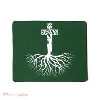 Tree Root Christian Cross Mousepad thumb 0