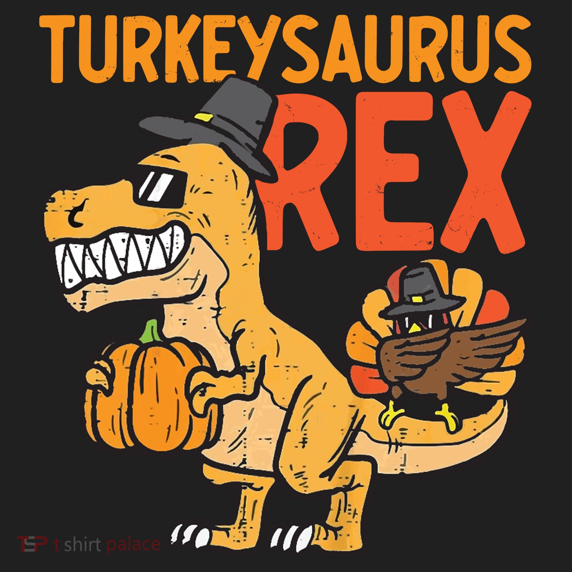 Turkeysaurus Rex Cute Funny Thanksgiving Dinosaur Tumbler