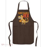 Turkeysaurus Rex Cute Funny Thanksgiving Dinosaur Apron thumb 0