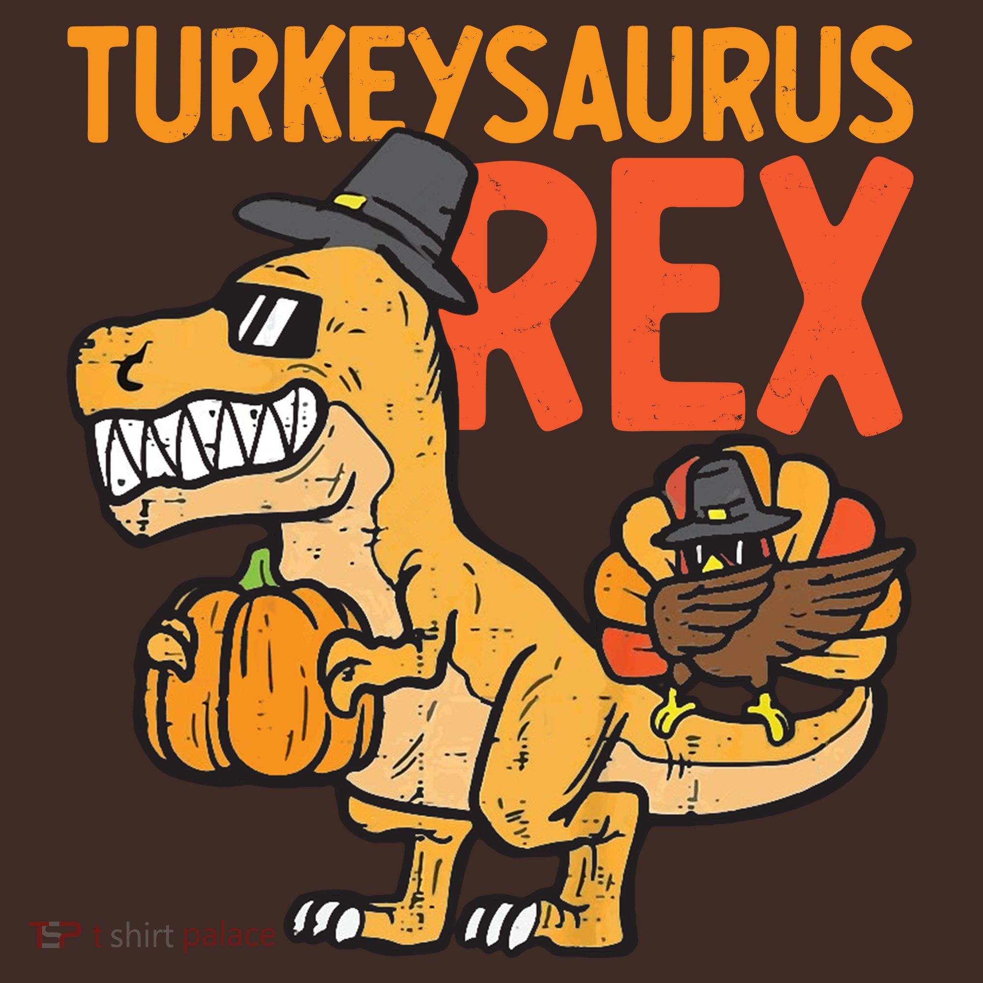 Turkeysaurus Rex Cute Funny Thanksgiving Dinosaur Coaster