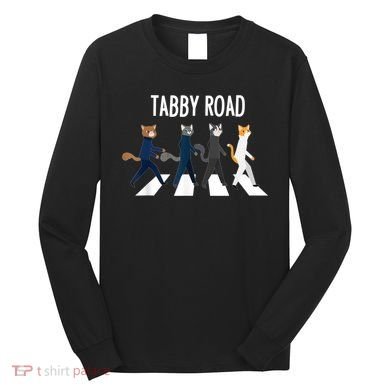 Tabby Road Cats Cat Lover Long Sleeve Shirt