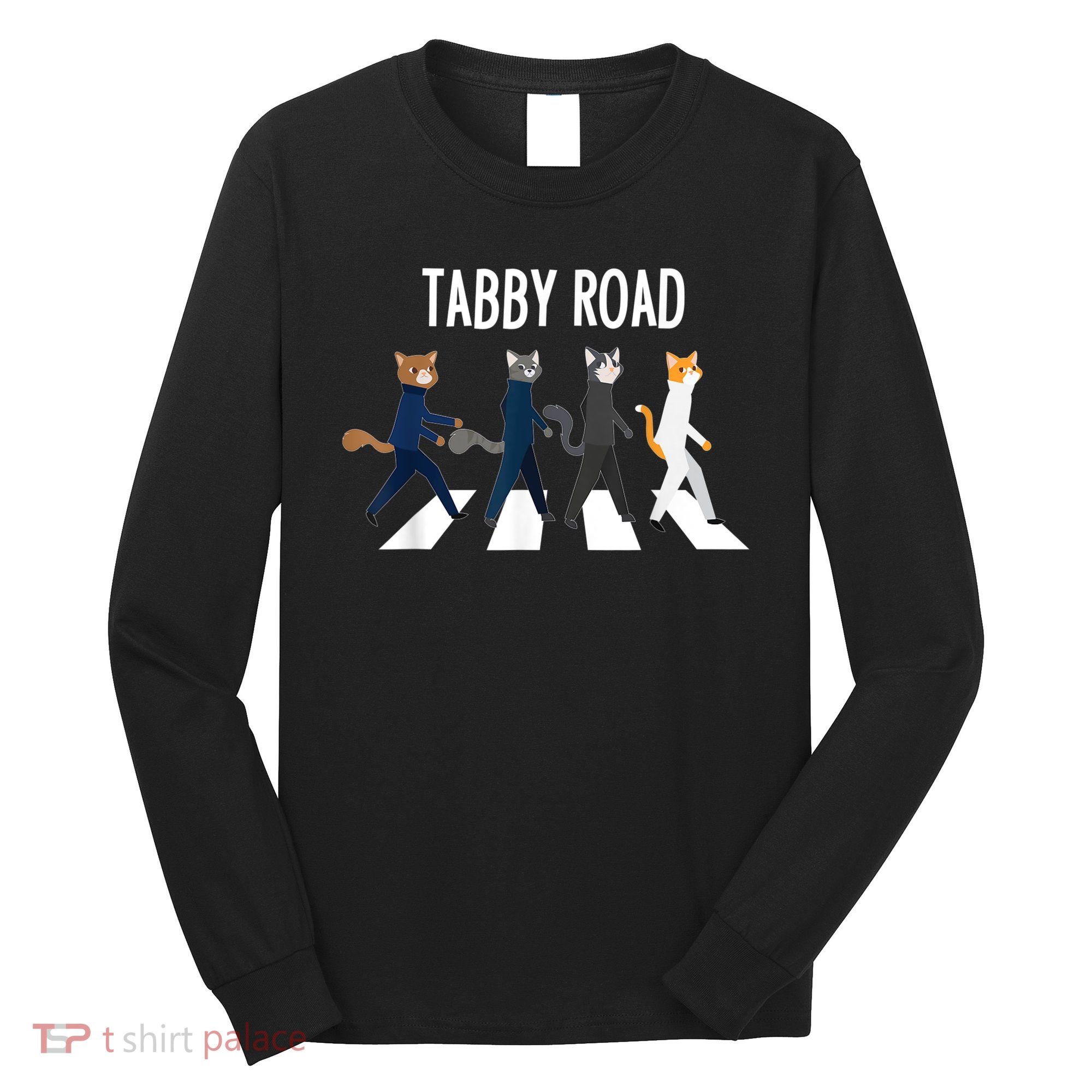 Tabby Road Cats Cat Lover Long Sleeve Shirt