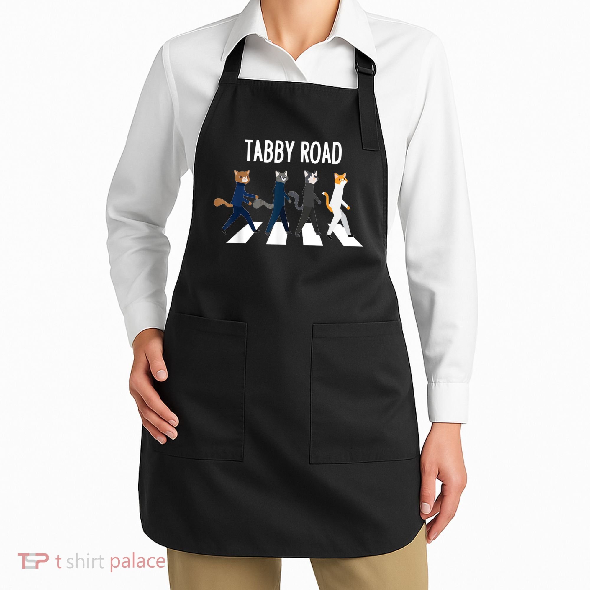 Tabby Road Cats Cat Lover Apron