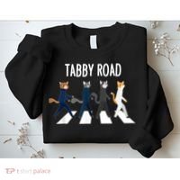 Tabby Road Cats Cat Lover Sweatshirt thumb 2
