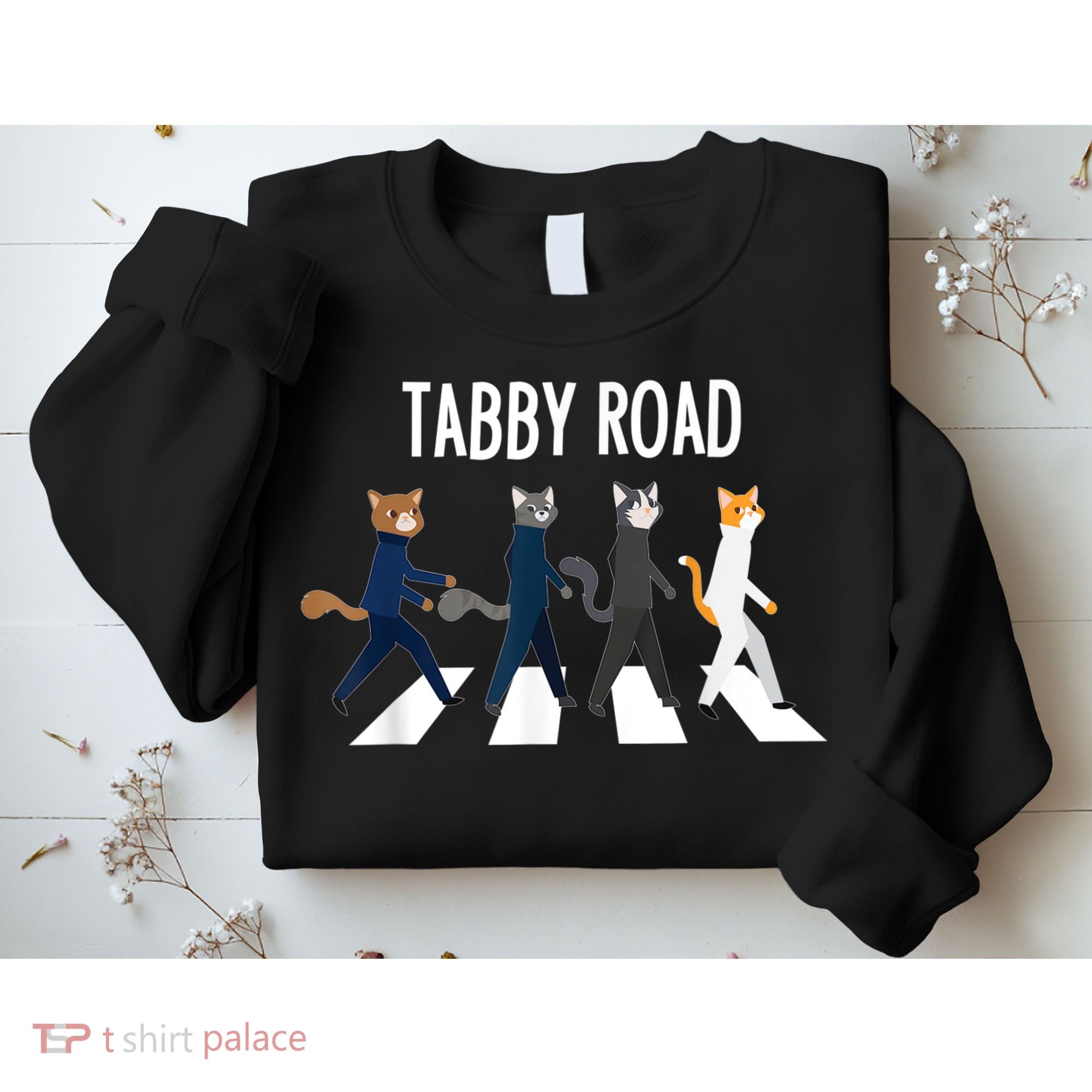 Tabby Road Cats Cat Lover Sweatshirt