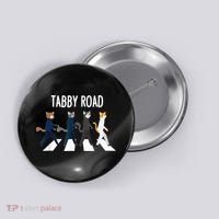 Tabby Road Cats Cat Lover Button thumb 0