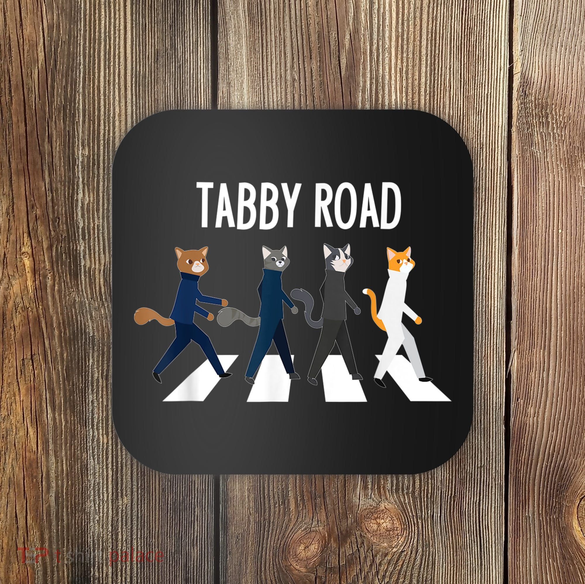 Tabby Road Cats Cat Lover Coaster