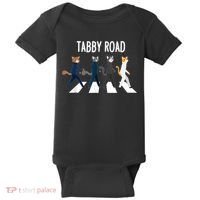 Tabby Road Cats Cat Lover Baby Bodysuit thumb 0