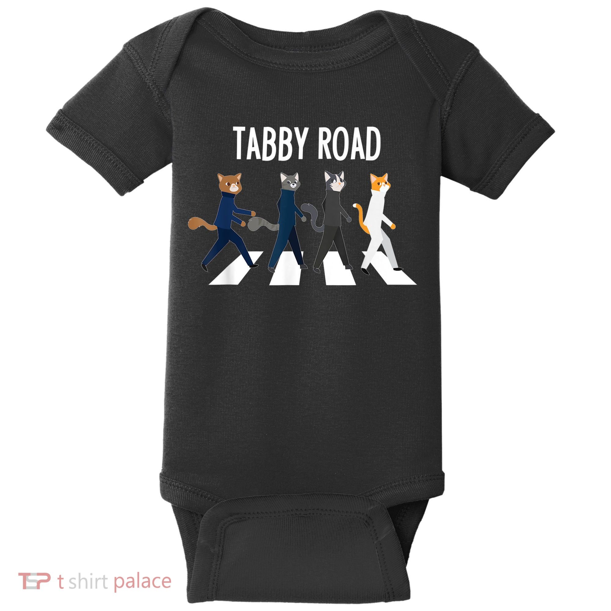 Tabby Road Cats Cat Lover Baby Bodysuit