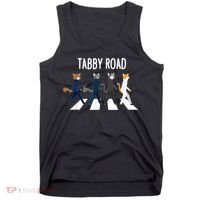 Tabby Road Cats Cat Lover Tank Top thumb 0