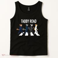 Tabby Road Cats Cat Lover Tank Top thumb 2