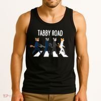 Tabby Road Cats Cat Lover Tank Top thumb 3