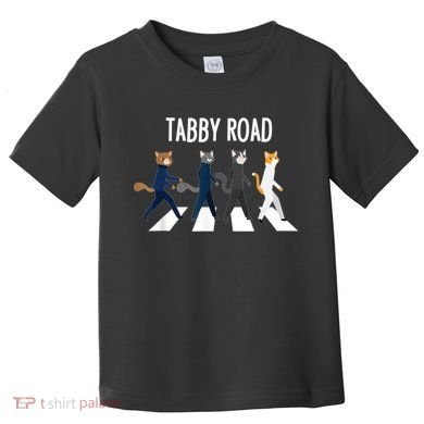 Tabby Road Cats Cat Lover Toddler T-Shirt
